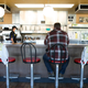 A Waffle House location in Brookhaven, Georgia, on April 27, the first day dining room service was reopened in the state.